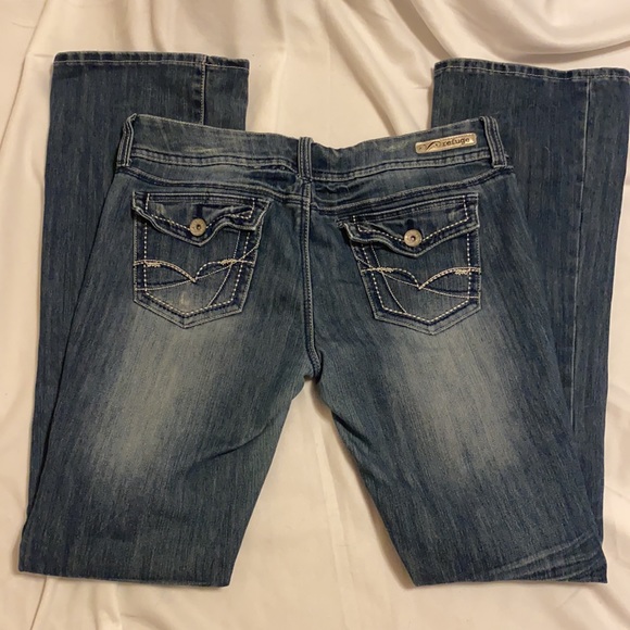 Refuge Knockout Skinny Boot Jeans 14L - Picture 4 of 4